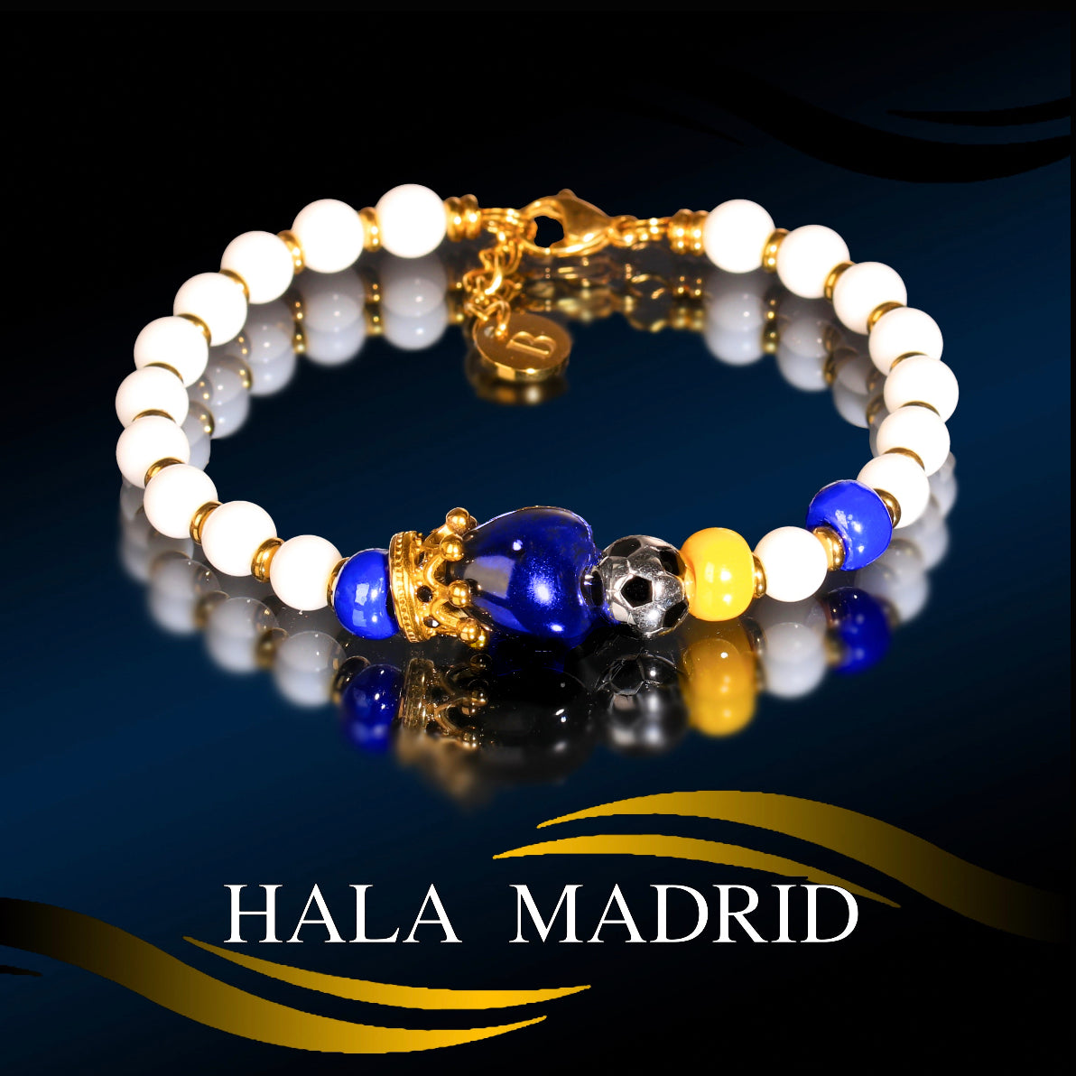 REAL MADRID PULSERA CON GANCHO