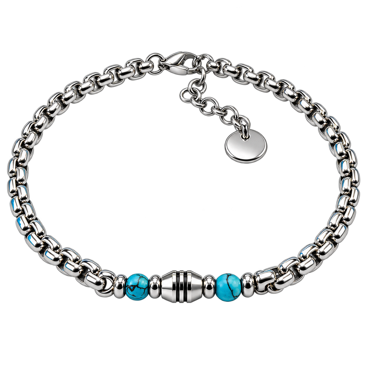 BRACCIALE STEEL+STONE