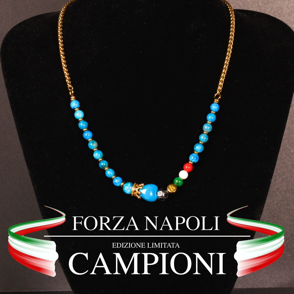 NAPOLI COLLANA CAMPIONE D'ITALIA GOLD EDITION