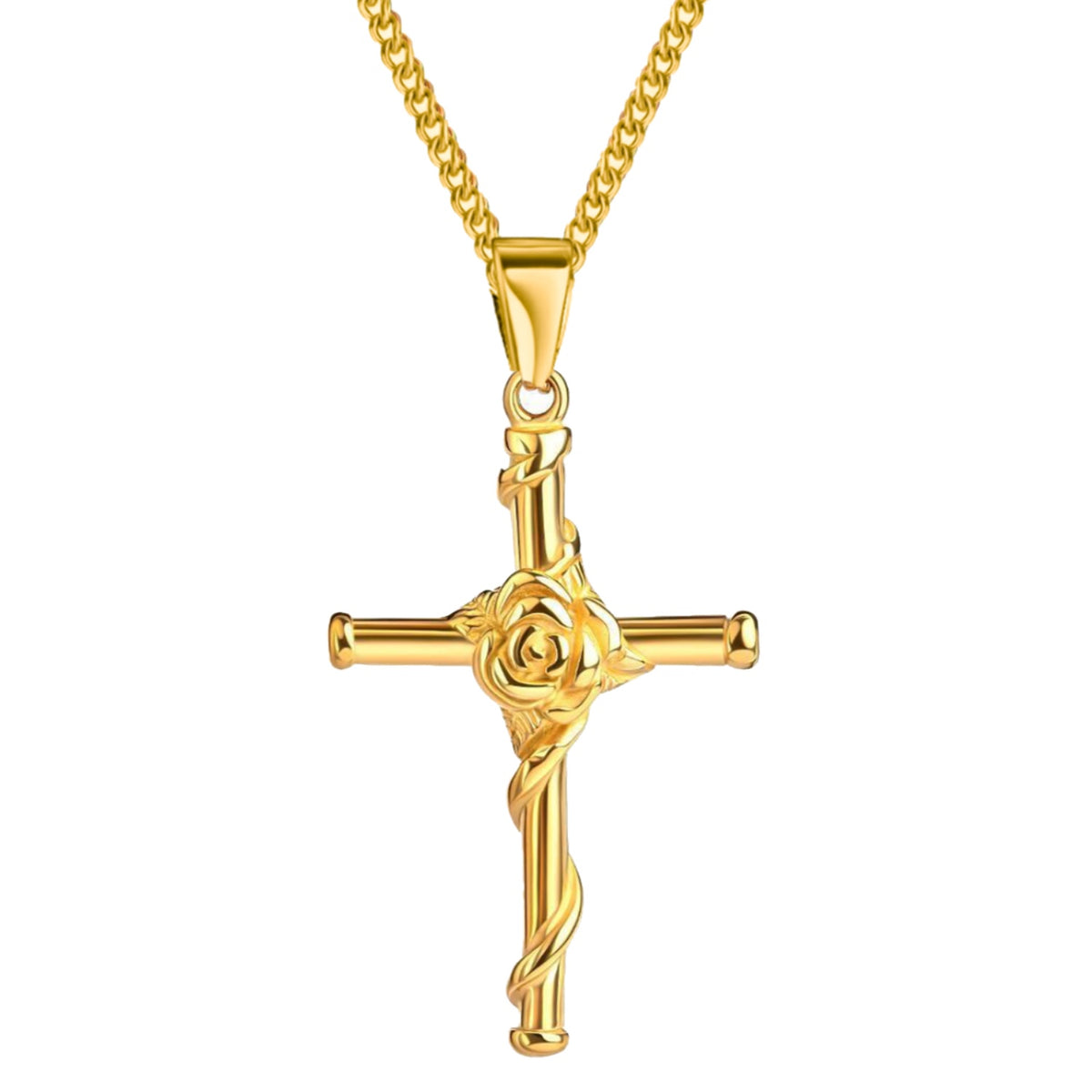 COLLANA ROSE CROCE