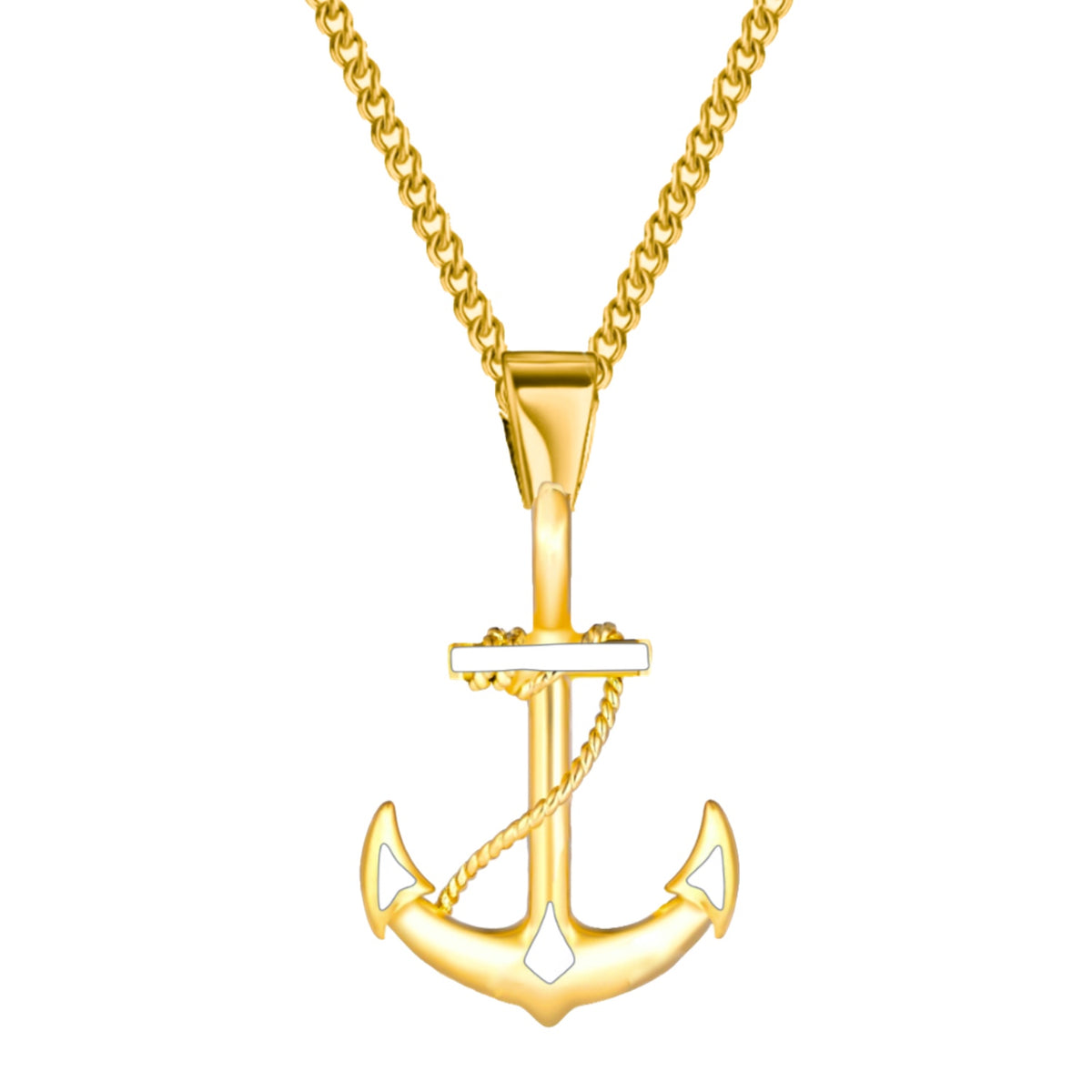 COLLANA ANCORA 45 cm