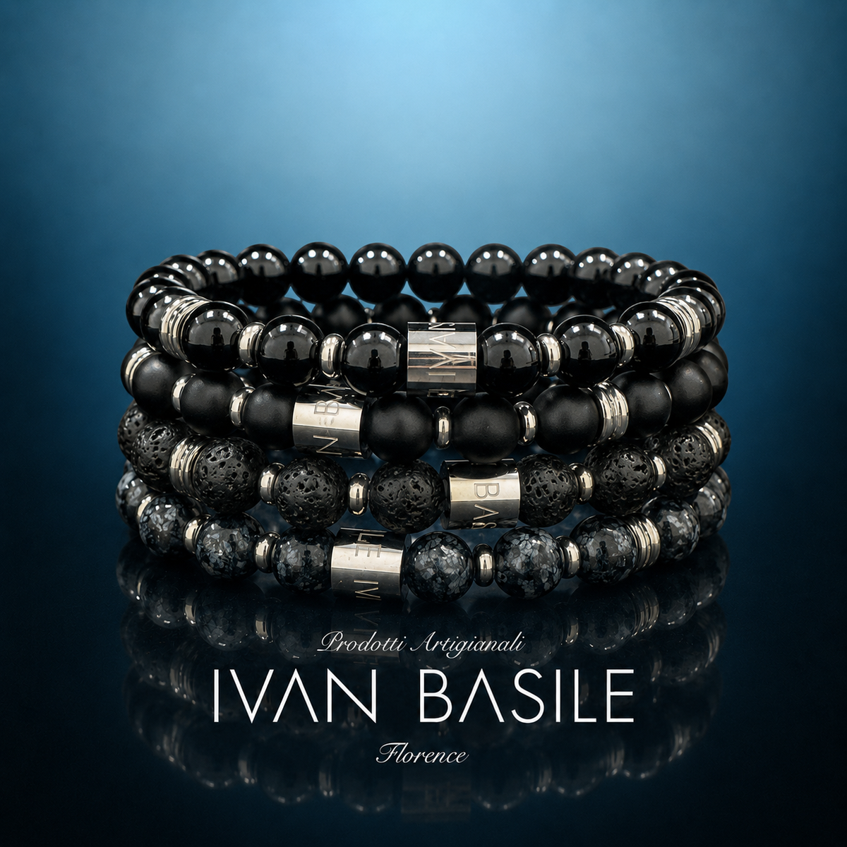 4 BRACCIALI BLACK FUSION