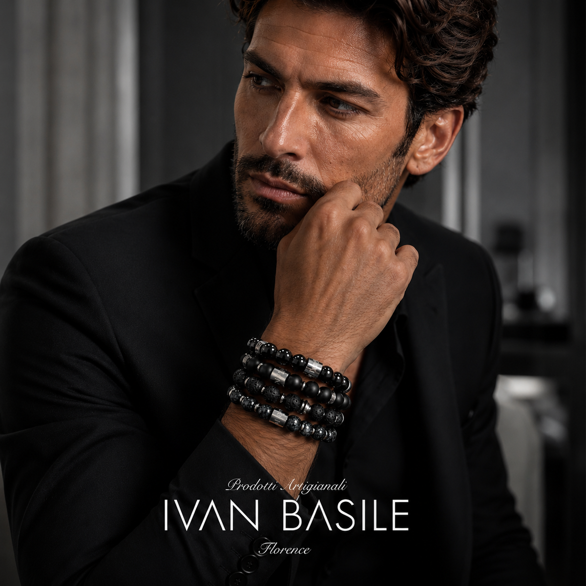 3 BRACCIALI BLACK FUSION