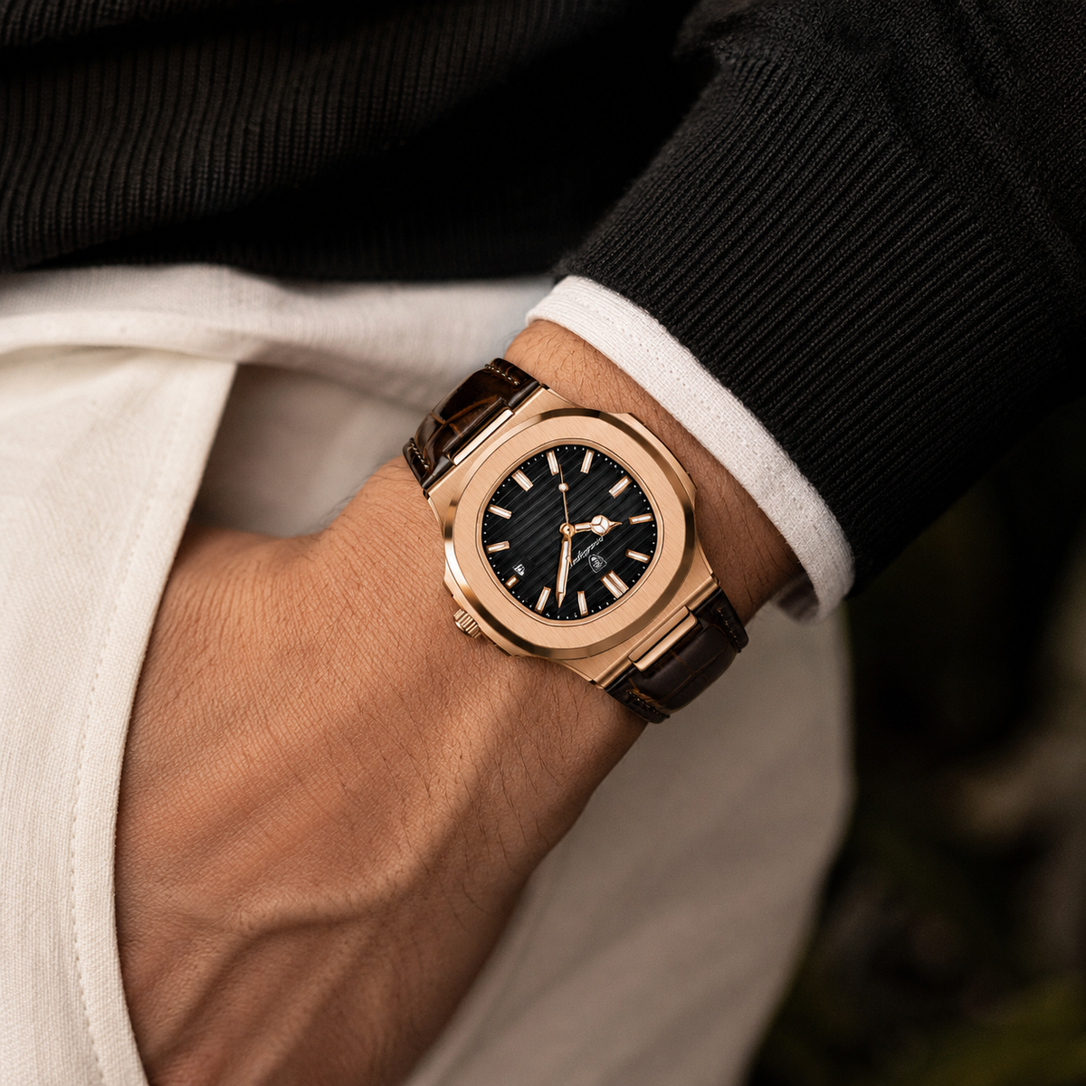 PRESTIGE ROSE/BLACK 40 mm
