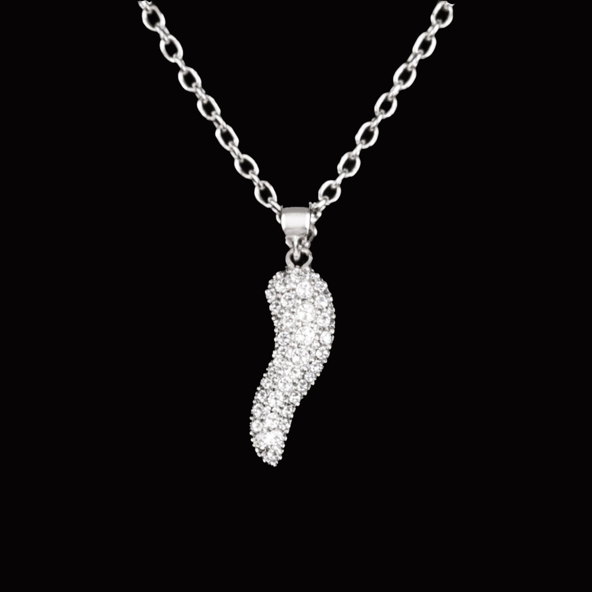 COLLANA CORNETTO PAVE'