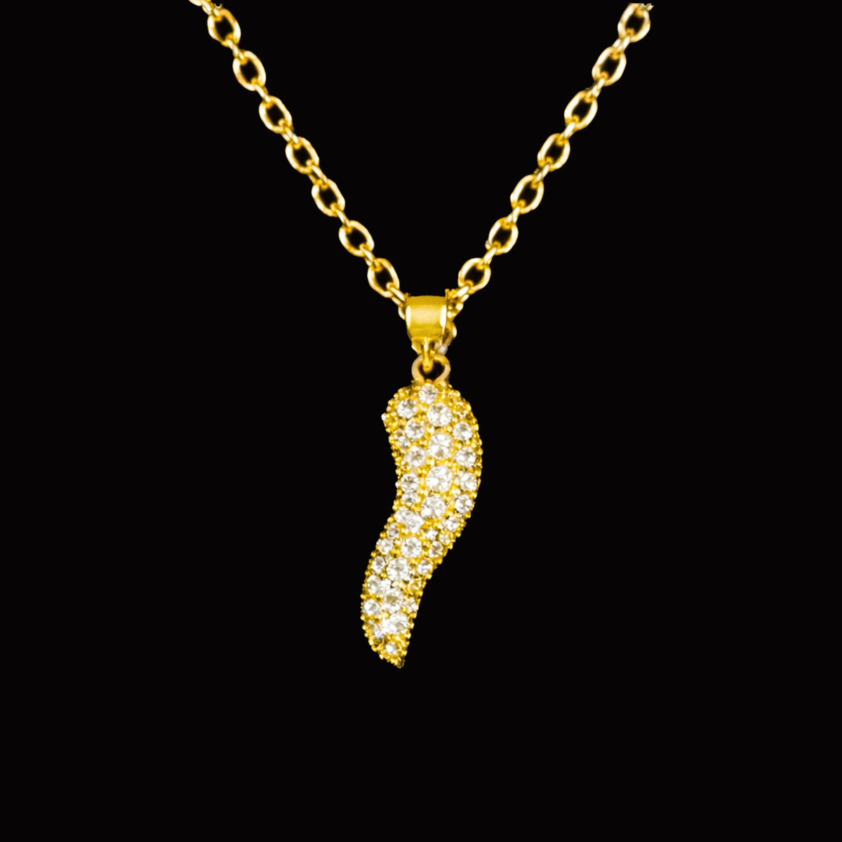 COLLANA CORNETTO PAVE'