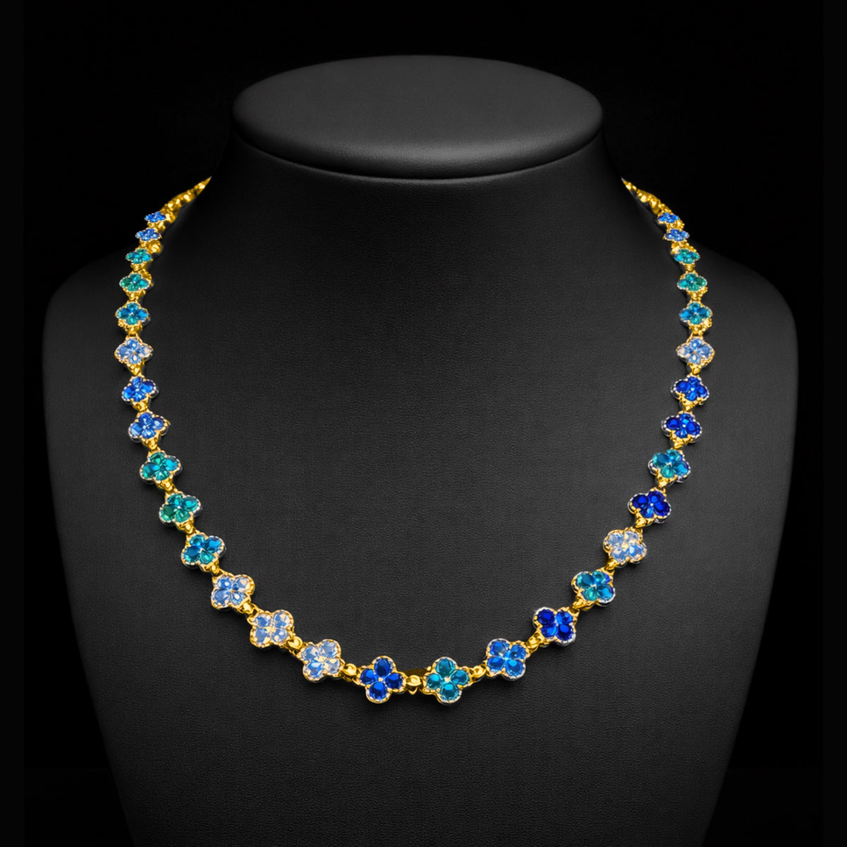 COLLANA TENNIS BOUQUET COLORATA