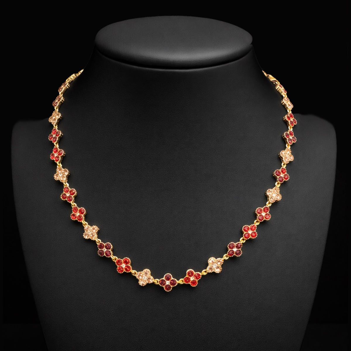 COLLANA TENNIS BOUQUET COLORATA