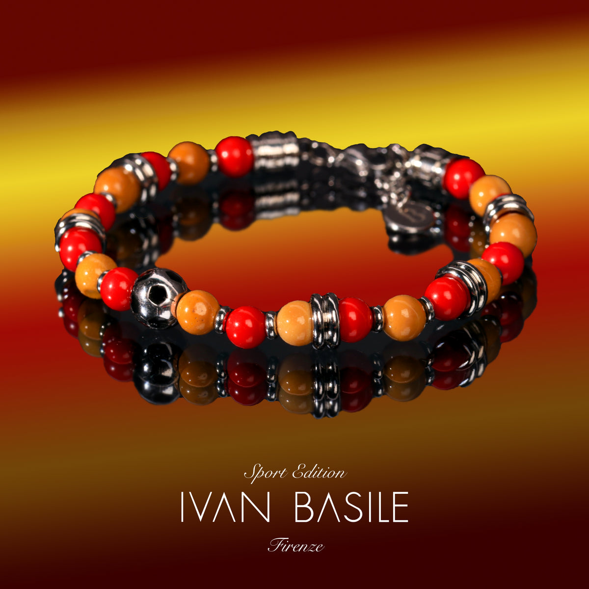 ROMA IN06 Bracciale gancio in acciaio 6 mm