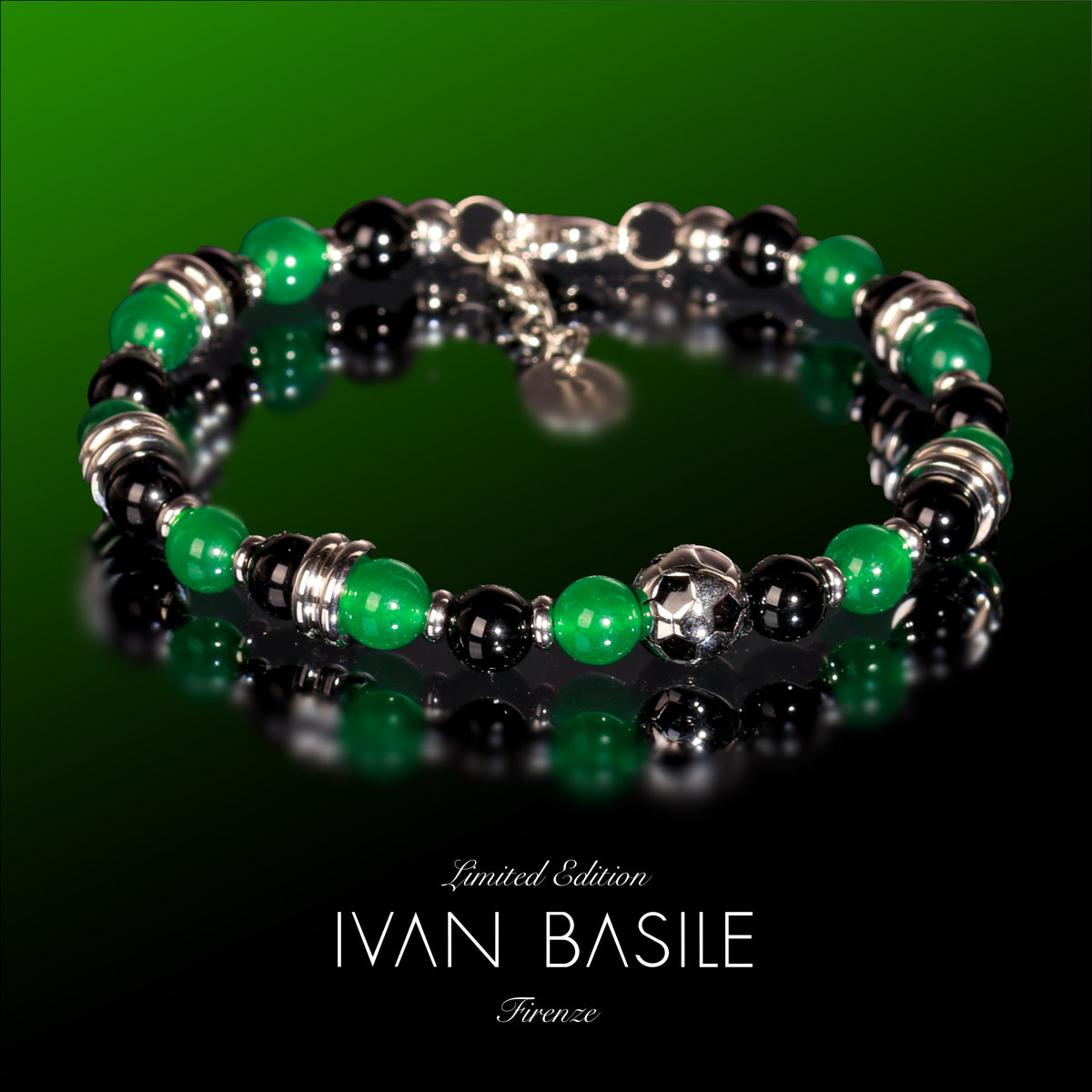 SASSUOLO Bracciale gancio in acciaio 6 mm