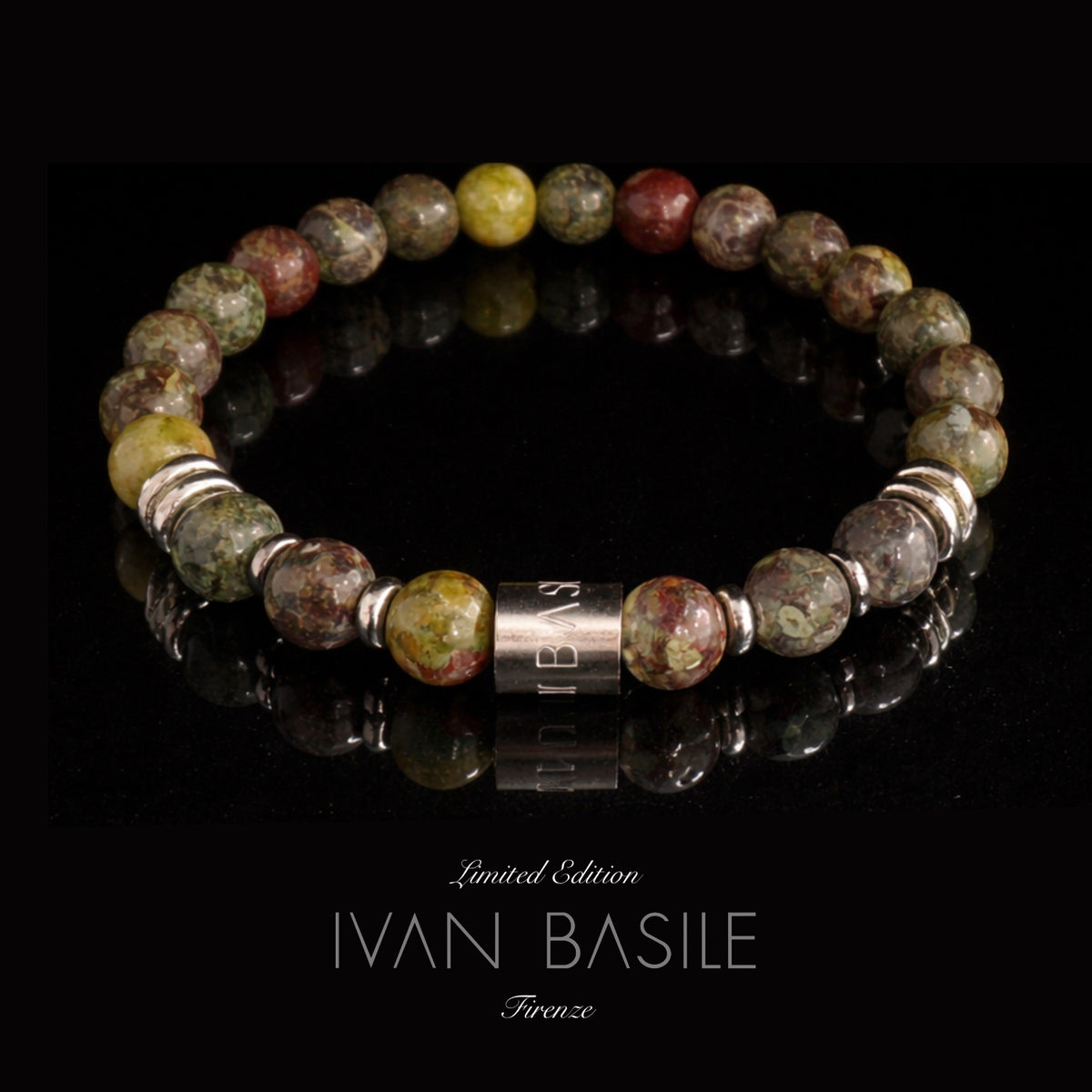 SANGUE DI DRAGO Bracciale elastico 8mm