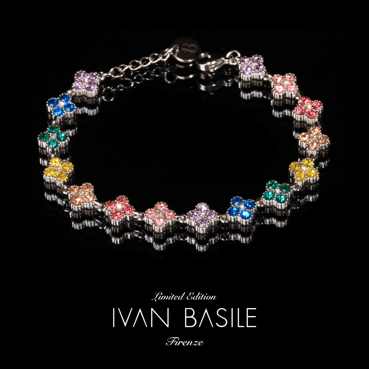 BRACCIALE TENNIS BOUQUET ARGENTO