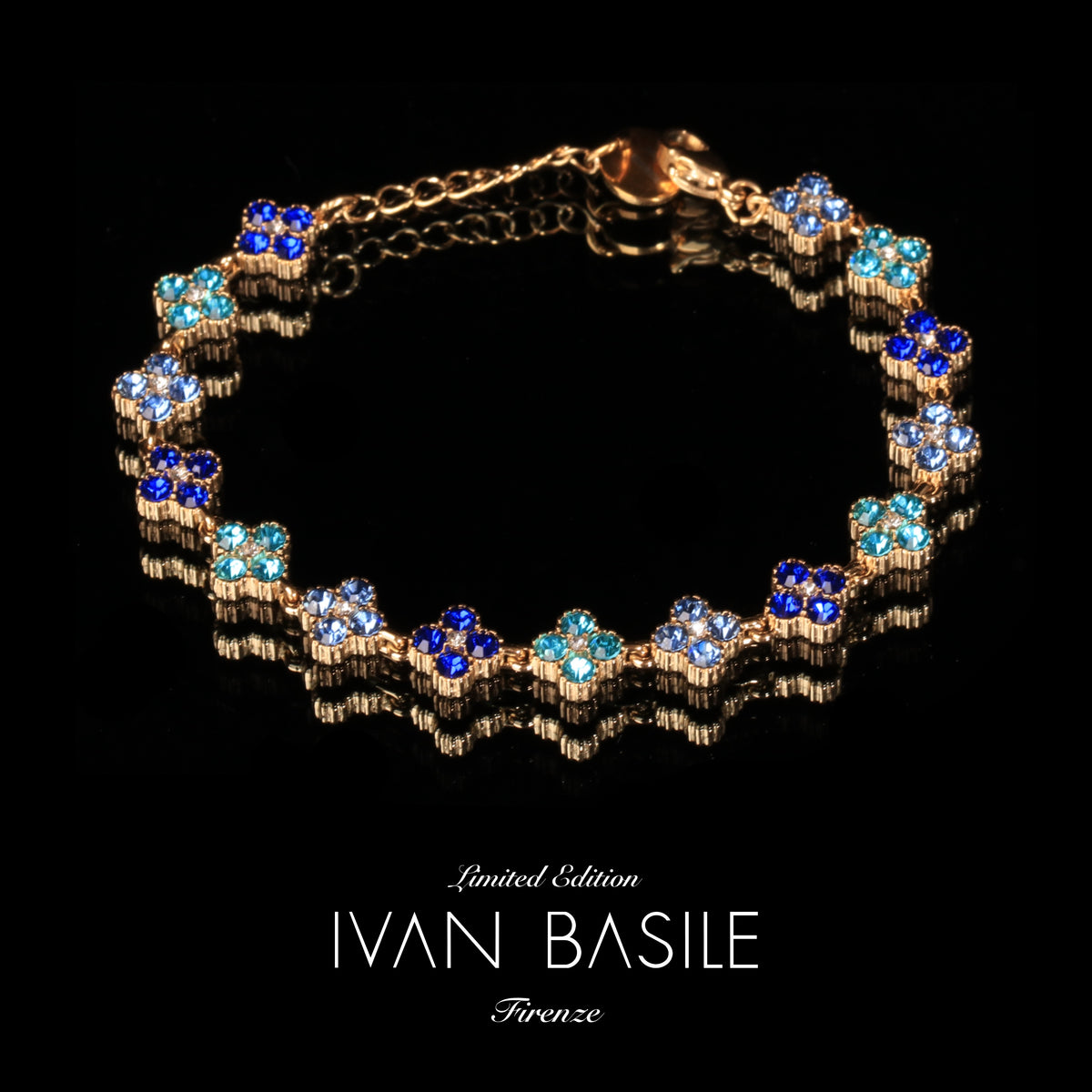 BRACCIALE TENNIS BOUQUET ORO