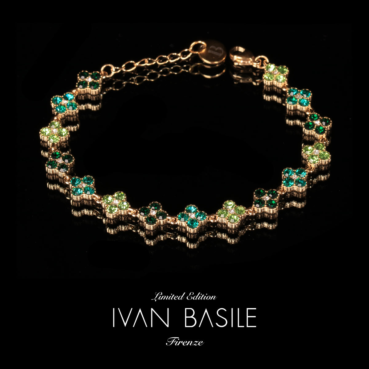 BRACCIALE TENNIS BOUQUET ORO