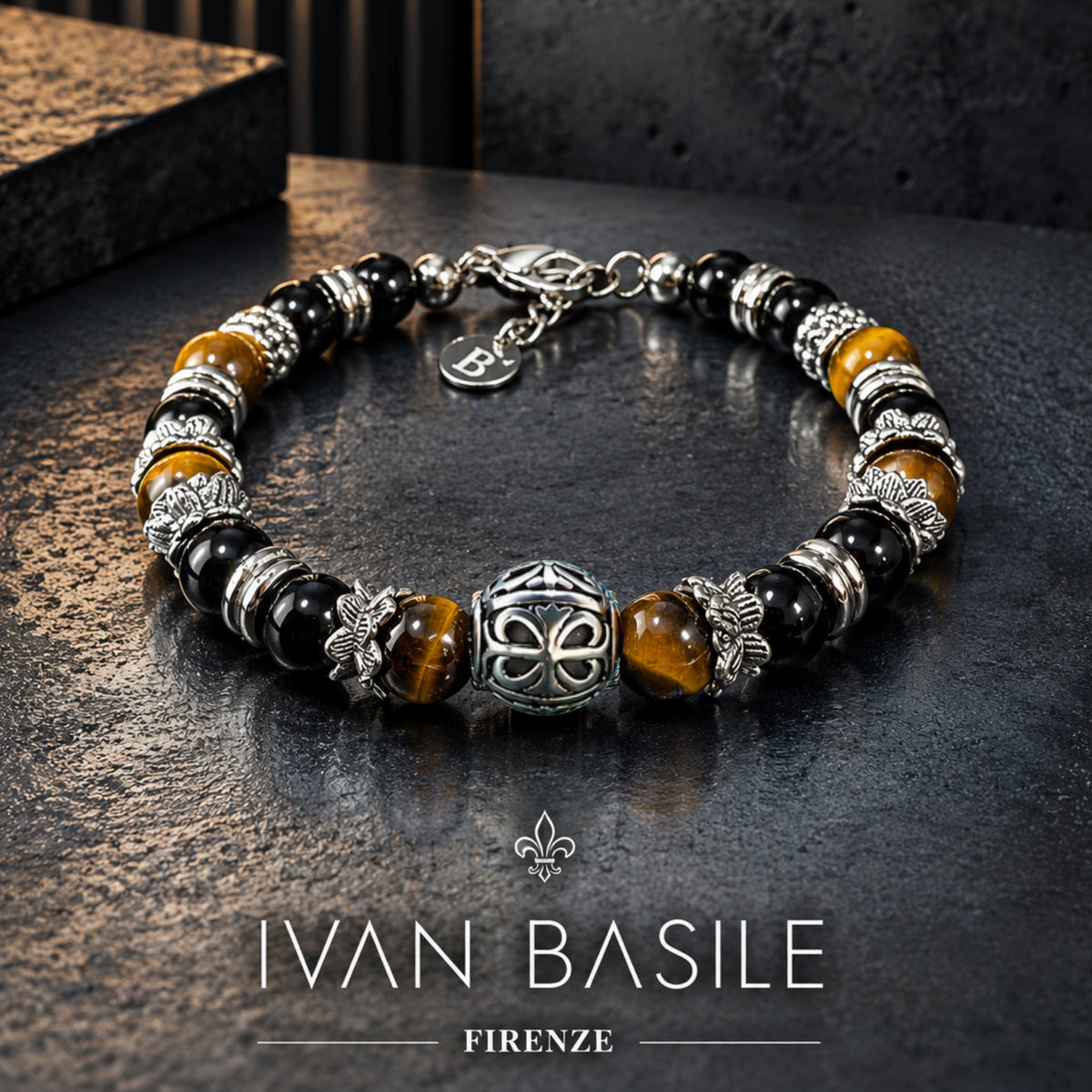 NERO Bracciale con Gancio