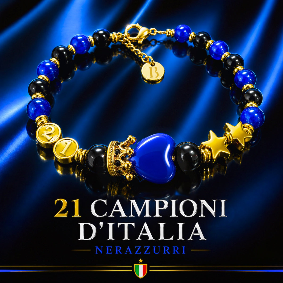 NERO AZZURRI 2 STELLE GOLD GANCIO Special Edition 21 - 7 GG LAVORATIVI
