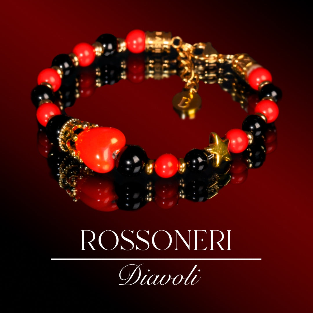 ROSSO NERI GOLD SPECIAL EDITION GANCIO ACCIAO 6 MM