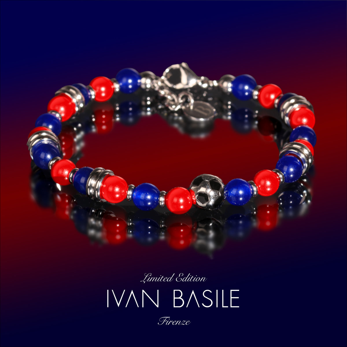 GENOA Bracciale Gancio in acciaio 6 mm