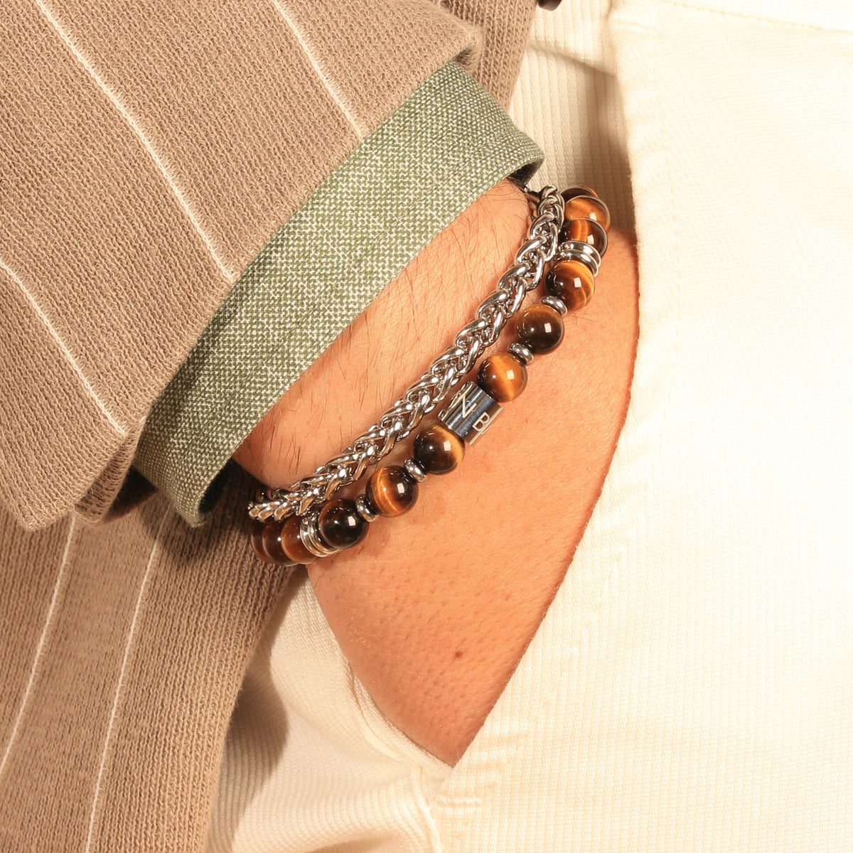 SAUVAGE Bracciale elastico 8mm