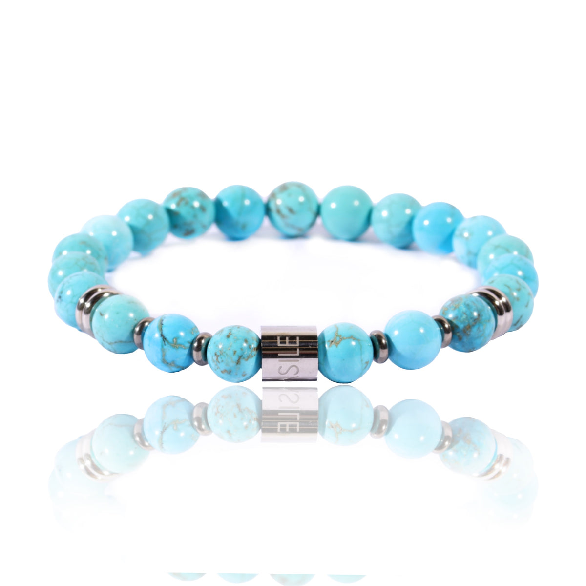 TURCHESE Bracciale elastico 8mm