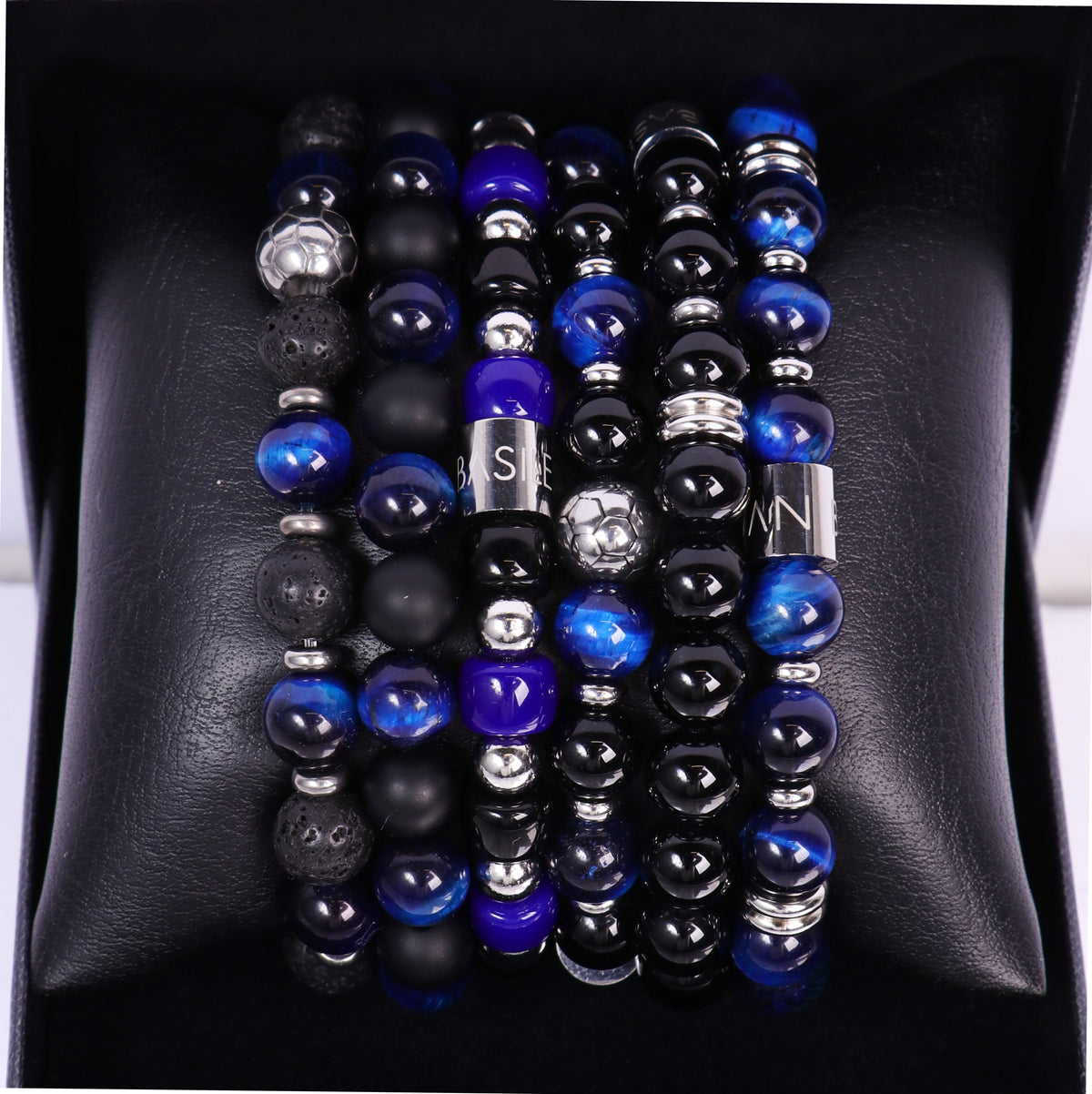 NEROAZZURRI SET 6 BRACCIALI COFANETTO SUPER LEAGUE